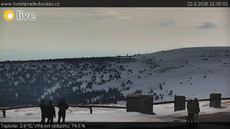 Praděd - Vysílač - Praděd - Vysílač - 22.3.2026 v 11:05