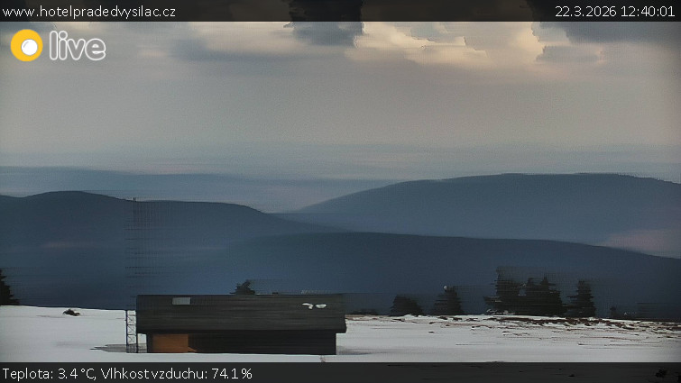 Praděd - Vysílač - Praděd - Vysílač - 22.3.2026 v 12:40
