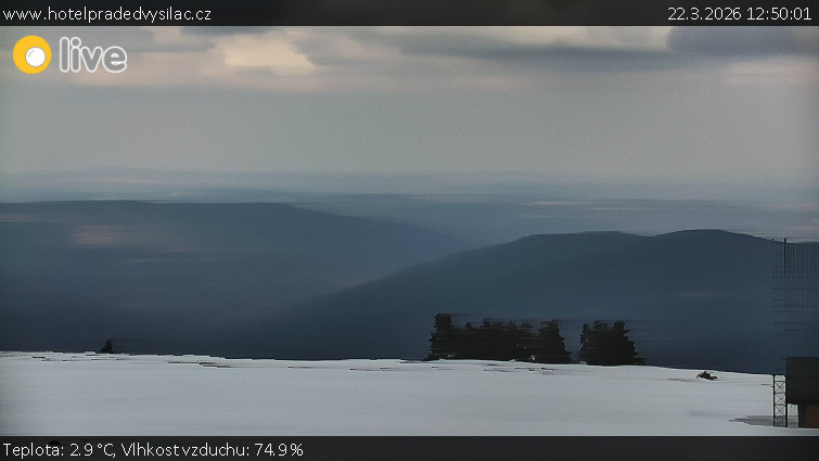 Praděd - Vysílač - Praděd - Vysílač - 22.3.2026 v 12:50