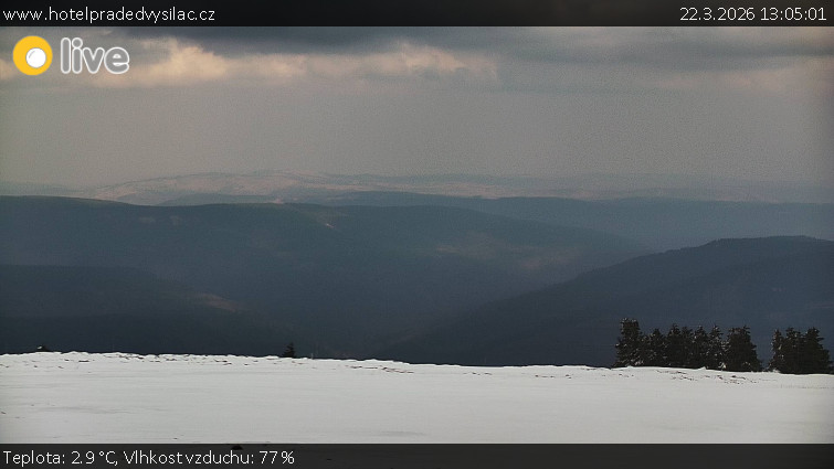 Praděd - Vysílač - Praděd - Vysílač - 22.3.2026 v 13:05