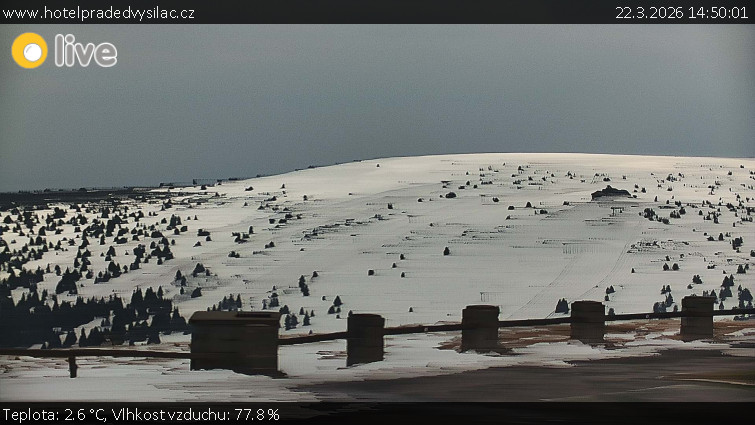 Praděd - Vysílač - Praděd - Vysílač - 22.3.2026 v 14:50