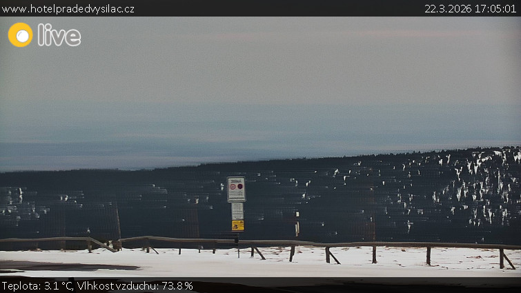Praděd - Vysílač - Praděd - Vysílač - 22.3.2026 v 17:05