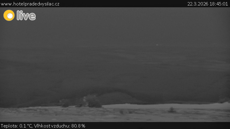 Praděd - Vysílač - Praděd - Vysílač - 22.3.2026 v 18:45