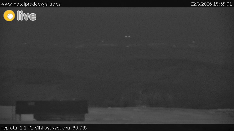 Praděd - Vysílač - Praděd - Vysílač - 22.3.2026 v 18:55