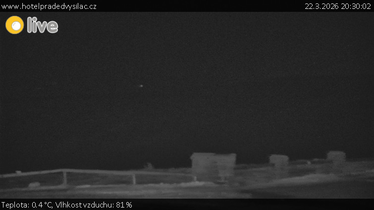Praděd - Vysílač - Praděd - Vysílač - 22.3.2026 v 20:30