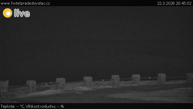 Praděd - Vysílač - Praděd - Vysílač - 22.3.2026 v 20:45
