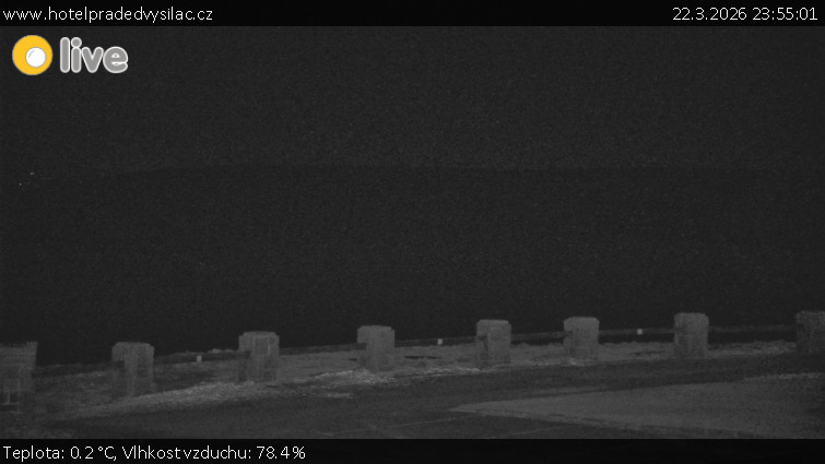 Praděd - Vysílač - Praděd - Vysílač - 22.3.2026 v 23:55