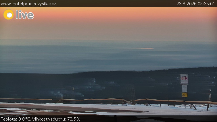 Praděd - Vysílač - Praděd - Vysílač - 23.3.2026 v 05:35