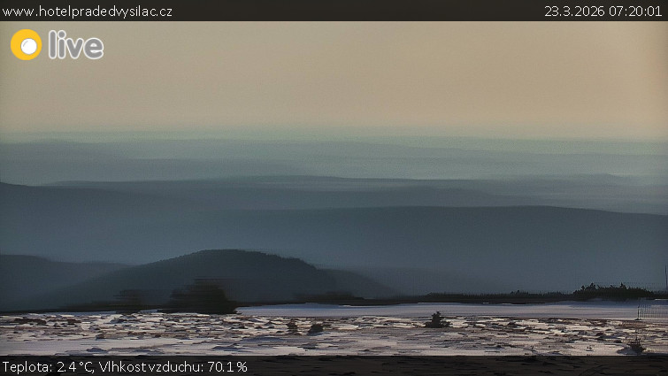 Praděd - Vysílač - Praděd - Vysílač - 23.3.2026 v 07:20