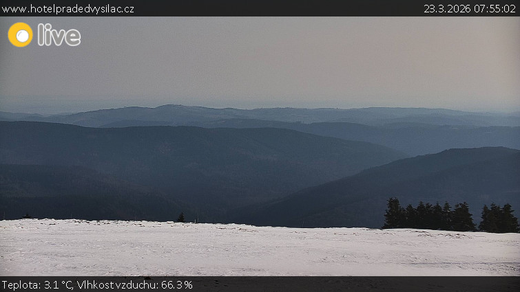Praděd - Vysílač - Praděd - Vysílač - 23.3.2026 v 07:55