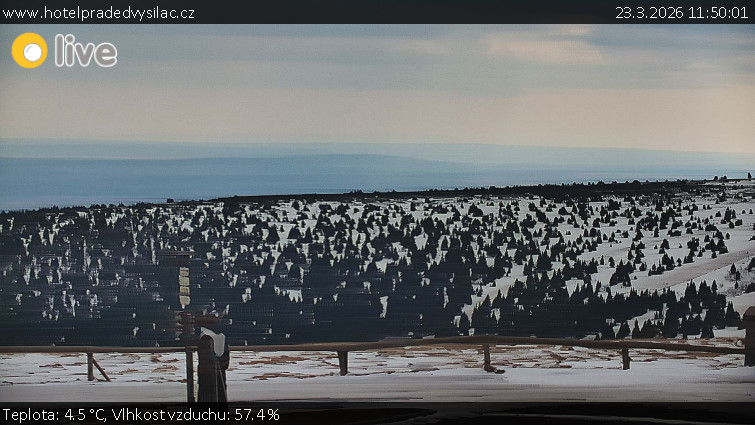 Praděd - Vysílač - Praděd - Vysílač - 23.3.2026 v 11:50
