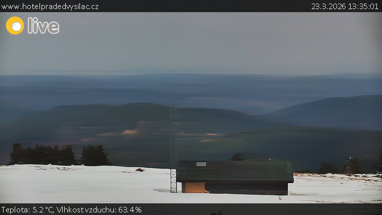 Praděd - Vysílač - Praděd - Vysílač - 23.3.2026 v 13:35
