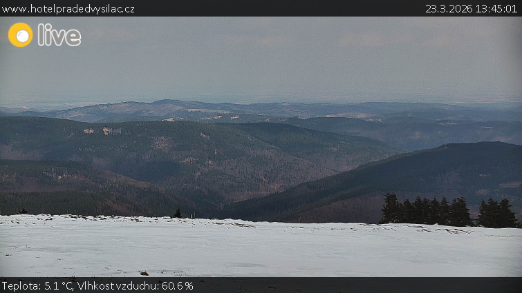 Praděd - Vysílač - Praděd - Vysílač - 23.3.2026 v 13:45