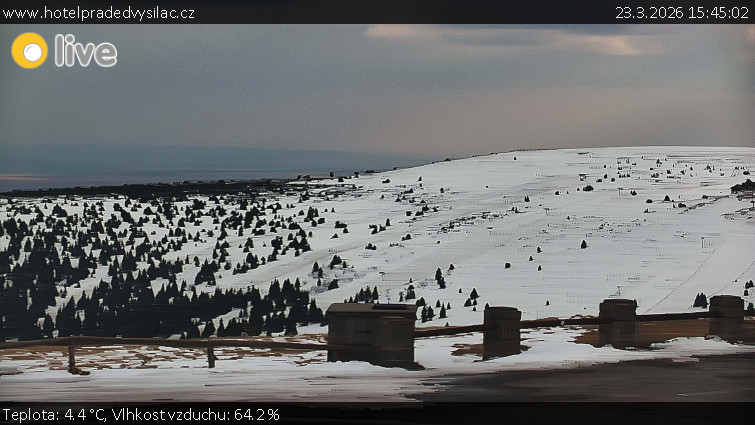 Praděd - Vysílač - Praděd - Vysílač - 23.3.2026 v 15:45