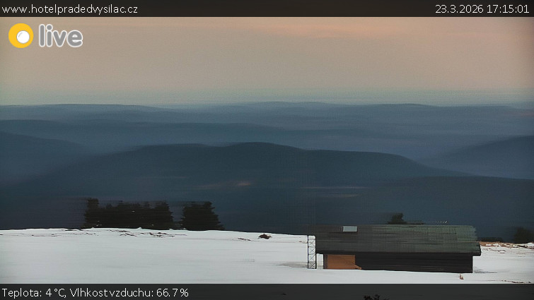Praděd - Vysílač - Praděd - Vysílač - 23.3.2026 v 17:15