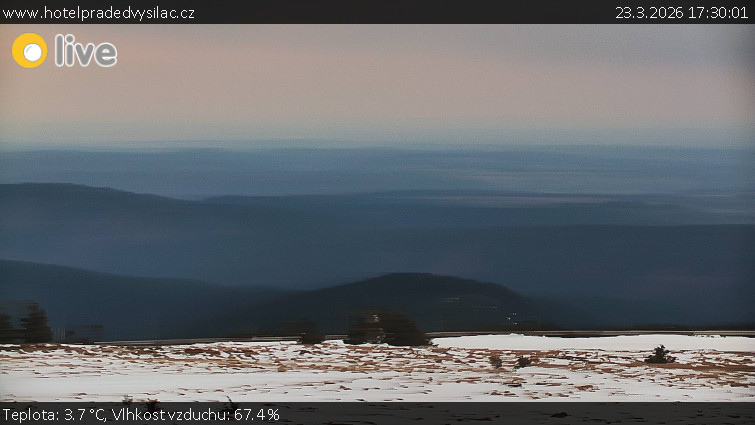 Praděd - Vysílač - Praděd - Vysílač - 23.3.2026 v 17:30