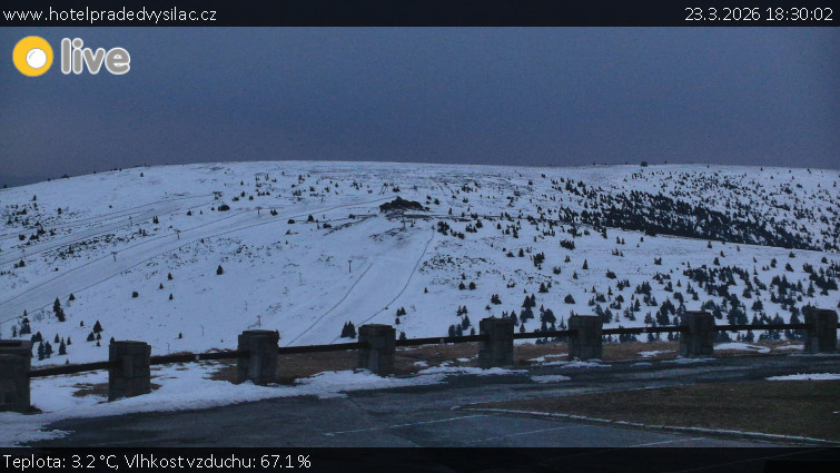Praděd - Vysílač - Praděd - Vysílač - 23.3.2026 v 18:30