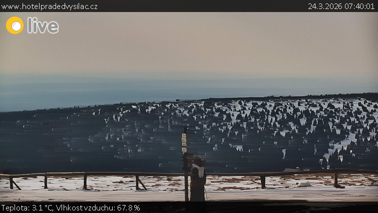 Praděd - Vysílač - Praděd - Vysílač - 24.3.2026 v 07:40