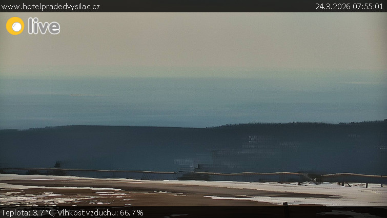 Praděd - Vysílač - Praděd - Vysílač - 24.3.2026 v 07:55