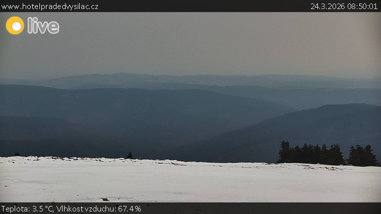 Praděd - Vysílač - Praděd - Vysílač - 24.3.2026 v 08:50