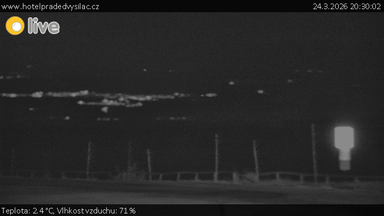 Praděd - Vysílač - Praděd - Vysílač - 24.3.2026 v 20:30