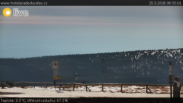 Praděd - Vysílač - Praděd - Vysílač - 25.3.2026 v 08:55