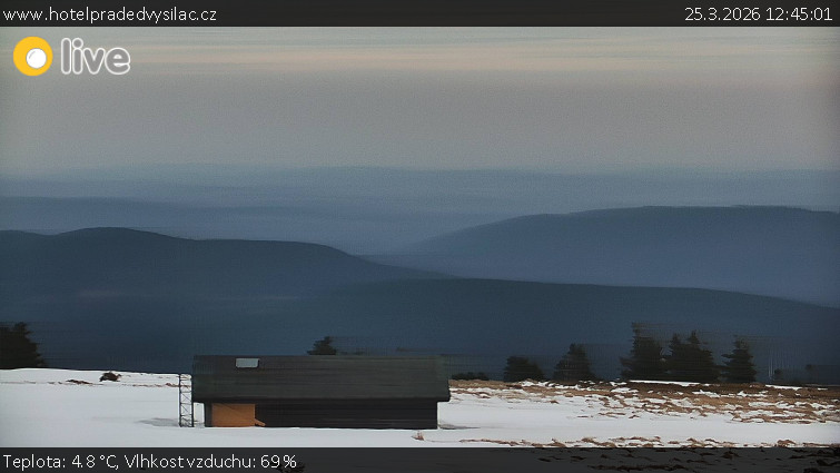 Praděd - Vysílač - Praděd - Vysílač - 25.3.2026 v 12:45