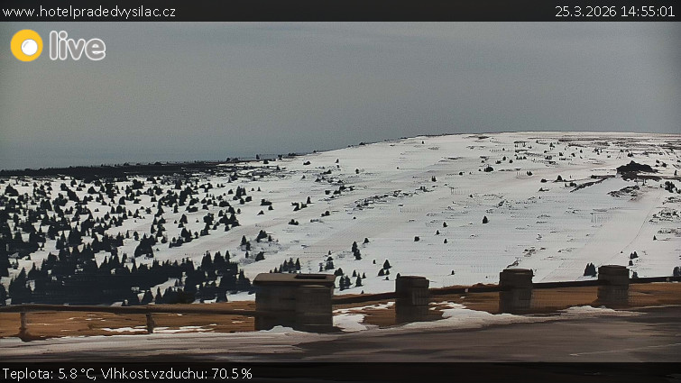 Praděd - Vysílač - Praděd - Vysílač - 25.3.2026 v 14:55