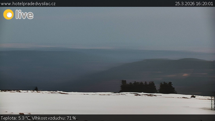 Praděd - Vysílač - Praděd - Vysílač - 25.3.2026 v 16:20
