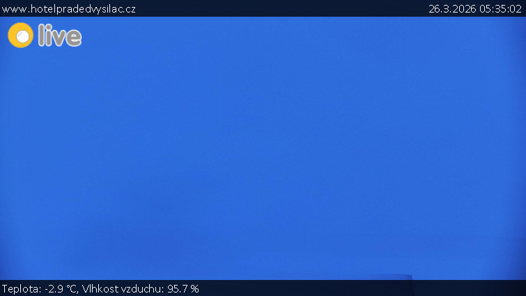 Praděd - Vysílač - Praděd - Vysílač - 26.3.2026 v 05:35