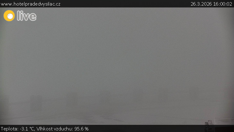 Praděd - Vysílač - Praděd - Vysílač - 26.3.2026 v 16:00