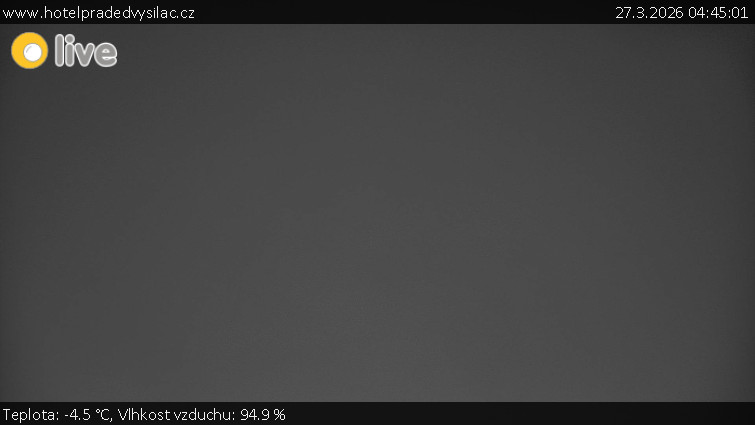 Praděd - Vysílač - Praděd - Vysílač - 27.3.2026 v 04:45