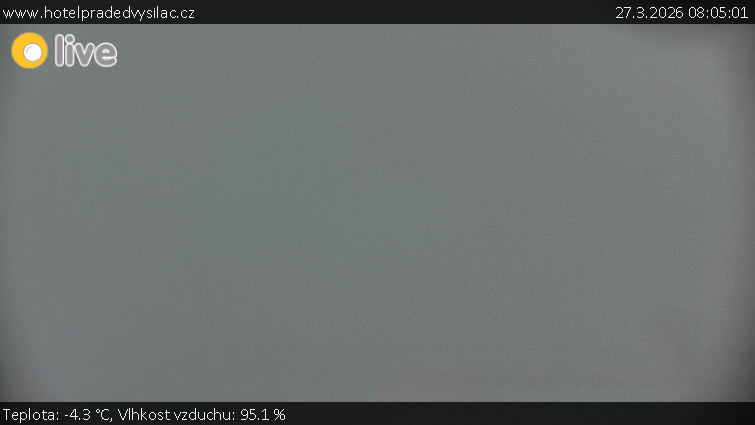 Praděd - Vysílač - Praděd - Vysílač - 27.3.2026 v 08:05