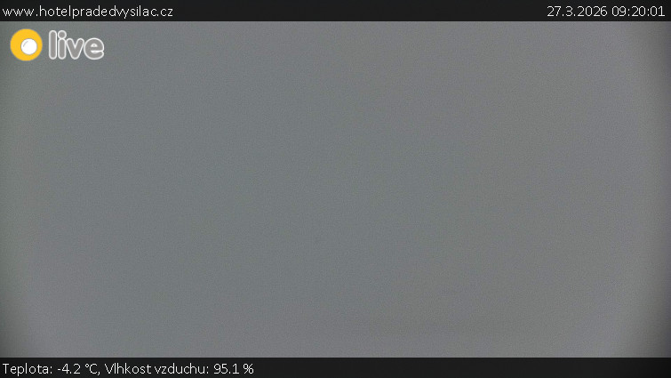 Praděd - Vysílač - Praděd - Vysílač - 27.3.2026 v 09:20