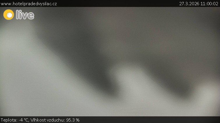 Praděd - Vysílač - Praděd - Vysílač - 27.3.2026 v 11:00