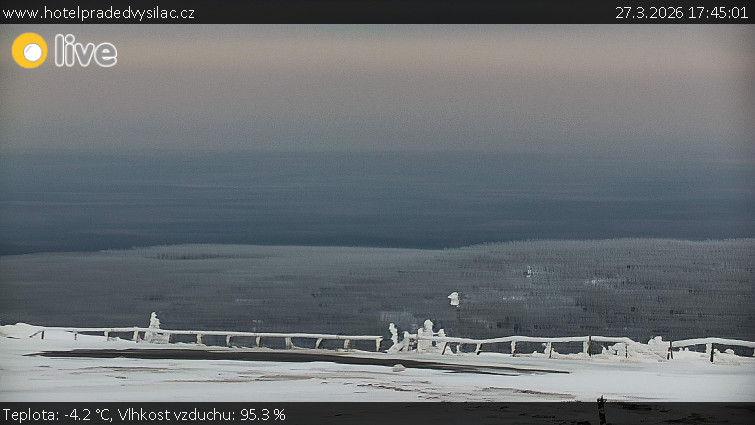 Praděd - Vysílač - Praděd - Vysílač - 27.3.2026 v 17:45