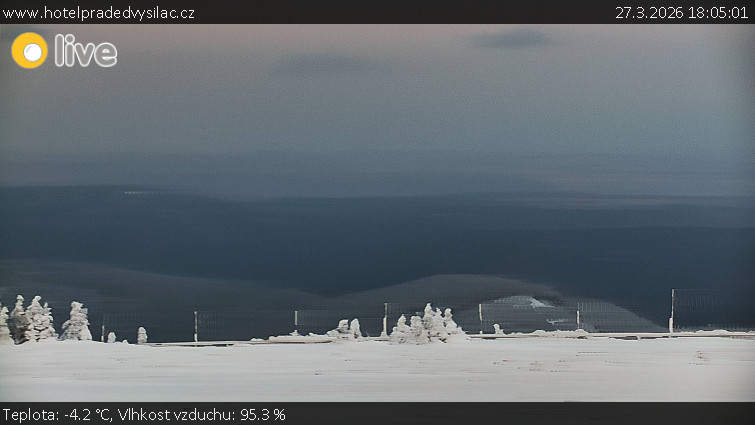 Praděd - Vysílač - Praděd - Vysílač - 27.3.2026 v 18:05