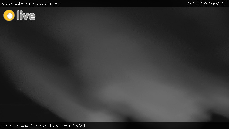 Praděd - Vysílač - Praděd - Vysílač - 27.3.2026 v 19:50