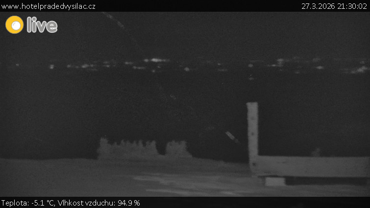 Praděd - Vysílač - Praděd - Vysílač - 27.3.2026 v 21:30
