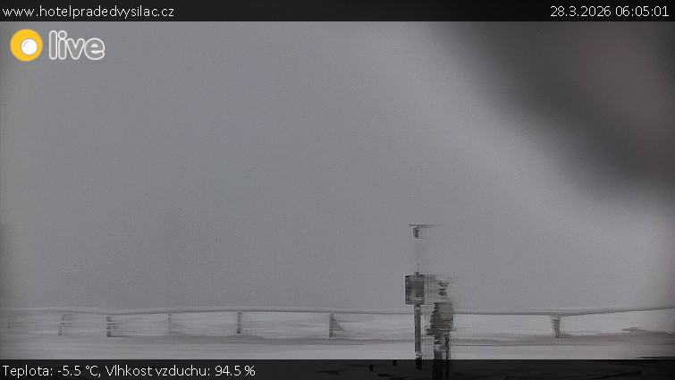 Praděd - Vysílač - Praděd - Vysílač - 28.3.2026 v 06:05