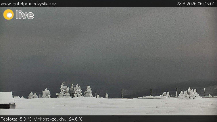 Praděd - Vysílač - Praděd - Vysílač - 28.3.2026 v 06:45
