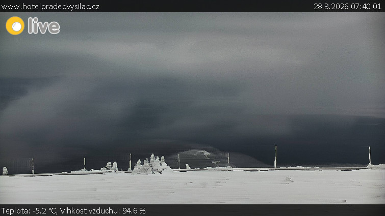 Praděd - Vysílač - Praděd - Vysílač - 28.3.2026 v 07:40