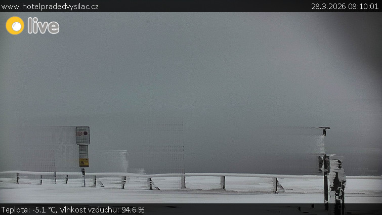 Praděd - Vysílač - Praděd - Vysílač - 28.3.2026 v 08:10