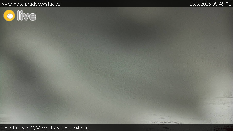 Praděd - Vysílač - Praděd - Vysílač - 28.3.2026 v 08:45