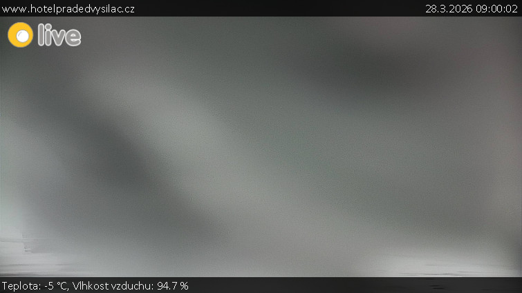 Praděd - Vysílač - Praděd - Vysílač - 28.3.2026 v 09:00