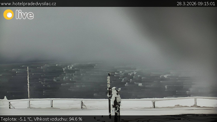 Praděd - Vysílač - Praděd - Vysílač - 28.3.2026 v 09:15