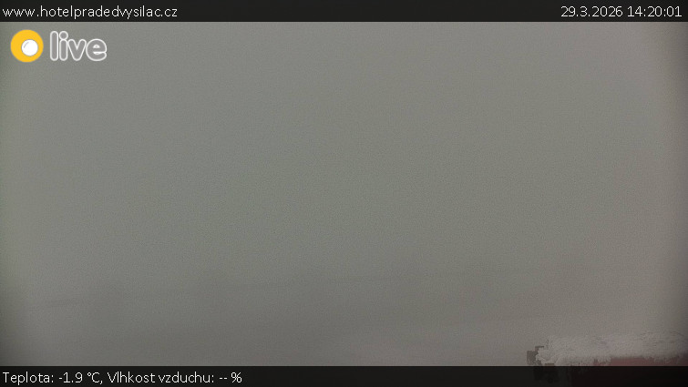Praděd - Vysílač - Praděd - Vysílač - 29.3.2026 v 14:20