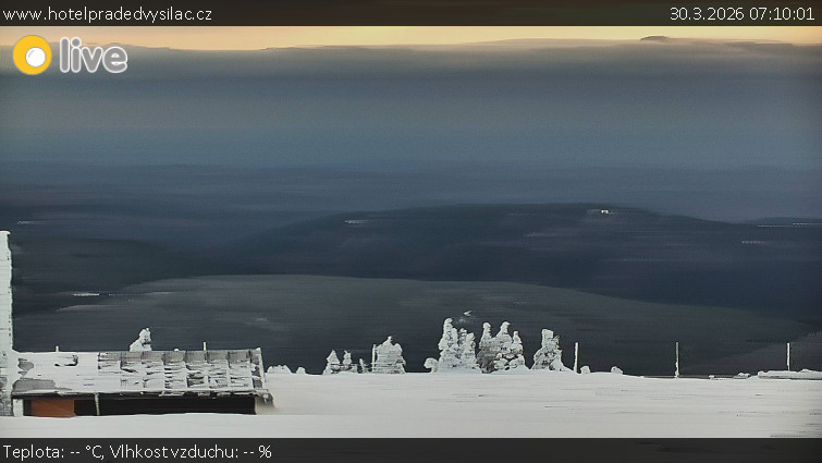Praděd - Vysílač - Praděd - Vysílač - 30.3.2026 v 07:10