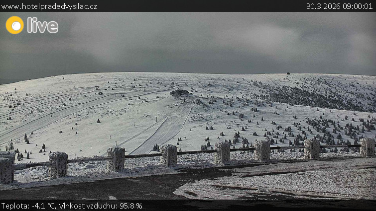 Praděd - Vysílač - Praděd - Vysílač - 30.3.2026 v 09:00