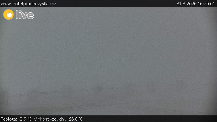 Praděd - Vysílač - Praděd - Vysílač - 31.3.2026 v 16:50